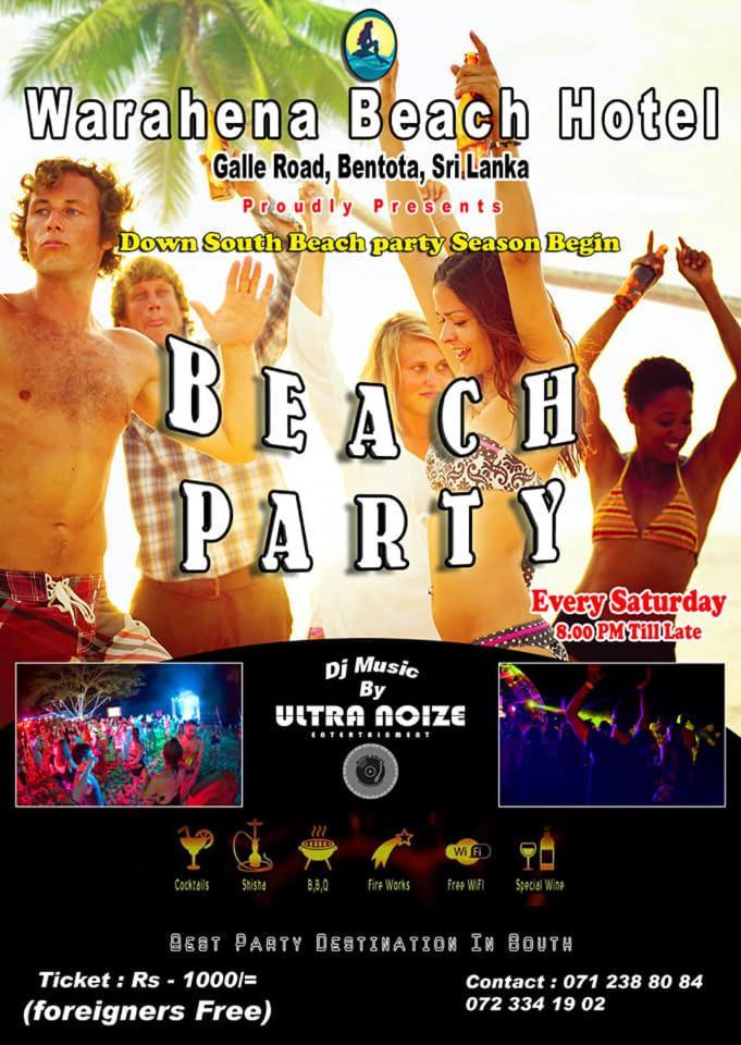 Warahena Beach Hotel Bentota Esterno foto